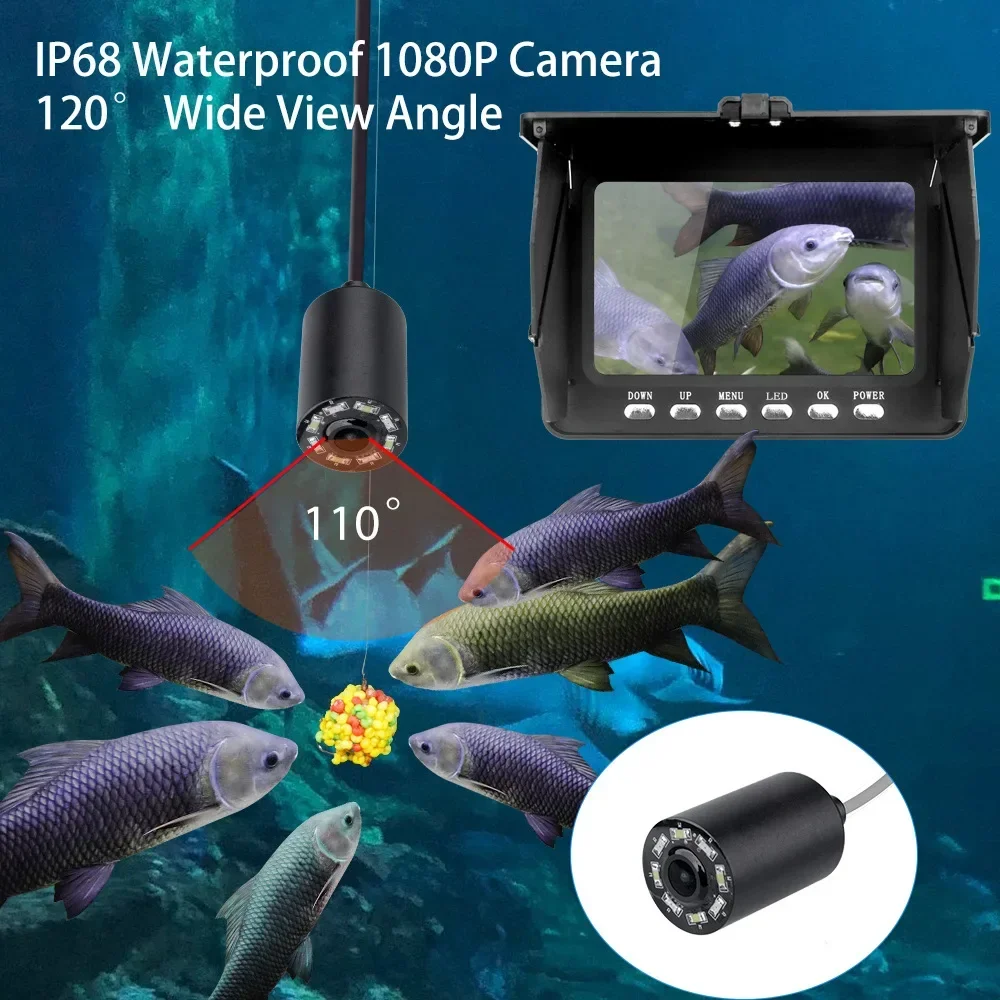 Fish Finder 5.0 Inch LCD Displ - Fishing Camera บทวิจารณ์และราคา