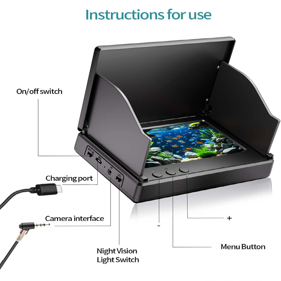 Fishing Camera with Infrared N - Fish Finder Portable บทวิจารณ์และราคา