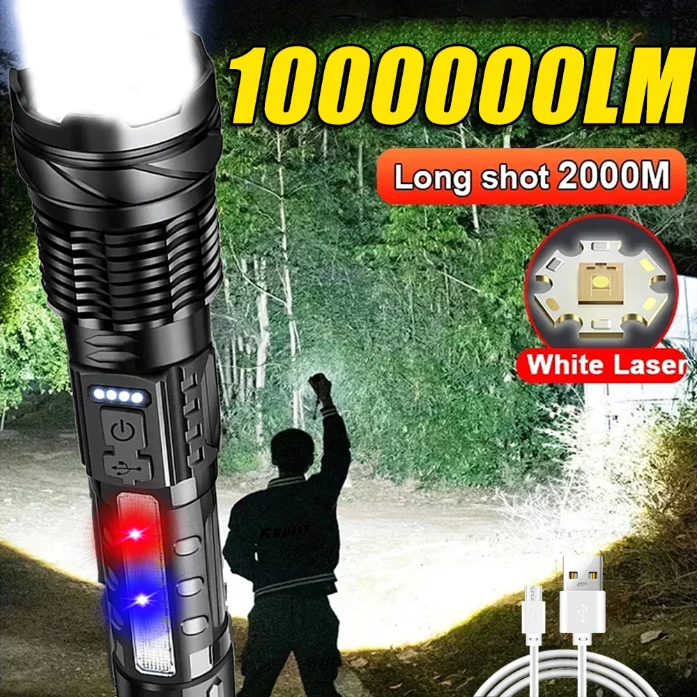 Powerful LED Flashlight Rechar - Fishing Light บทวิจารณ์และราคา