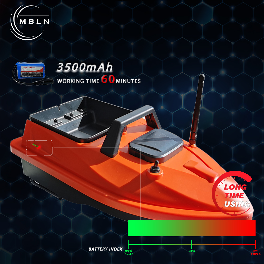 MBLN Mini GPS Bait Boat – 24 W - Fishing Gps บทวิจารณ์และราคา