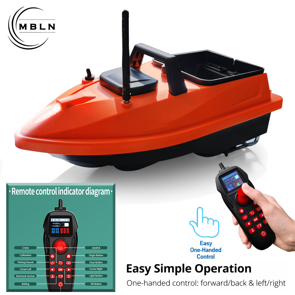 MBLN Mini GPS Bait Boat – 24 W - Fishing Gps บทวิจารณ์และราคา
