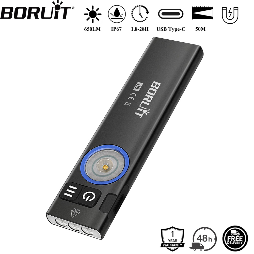 BORUiT U8 650LM EDC LED Flashl - Fishing Light บทวิจารณ์และราคา