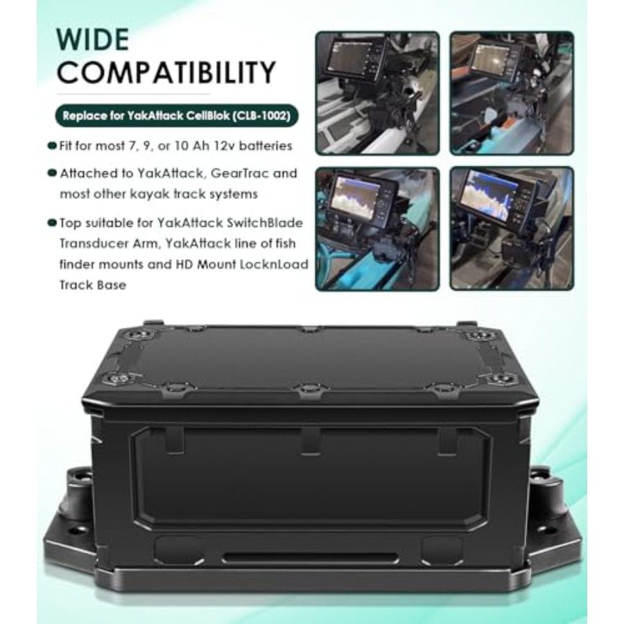 Track Mounted Battery Box for  - Fish Finder Mount บทวิจารณ์และราคา