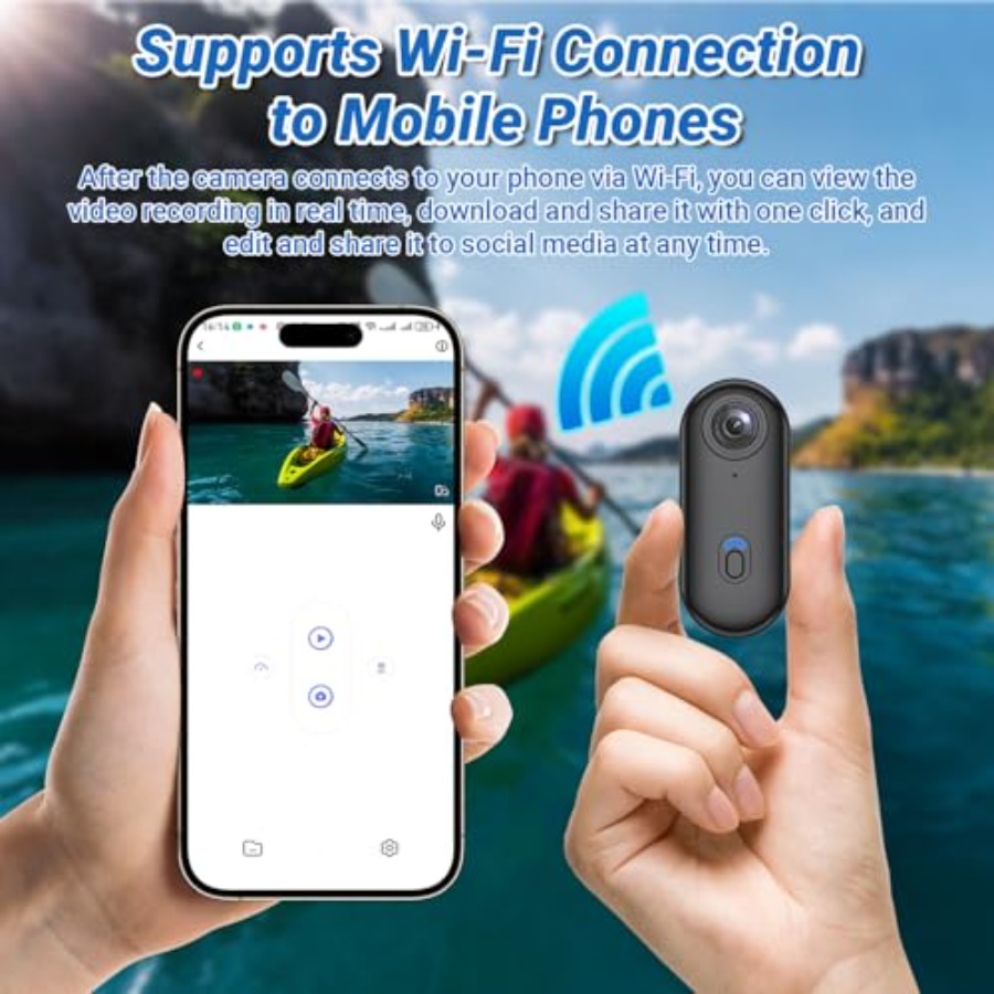 4K Action Camera for Cycling H - Fishing Camera บทวิจารณ์และราคา