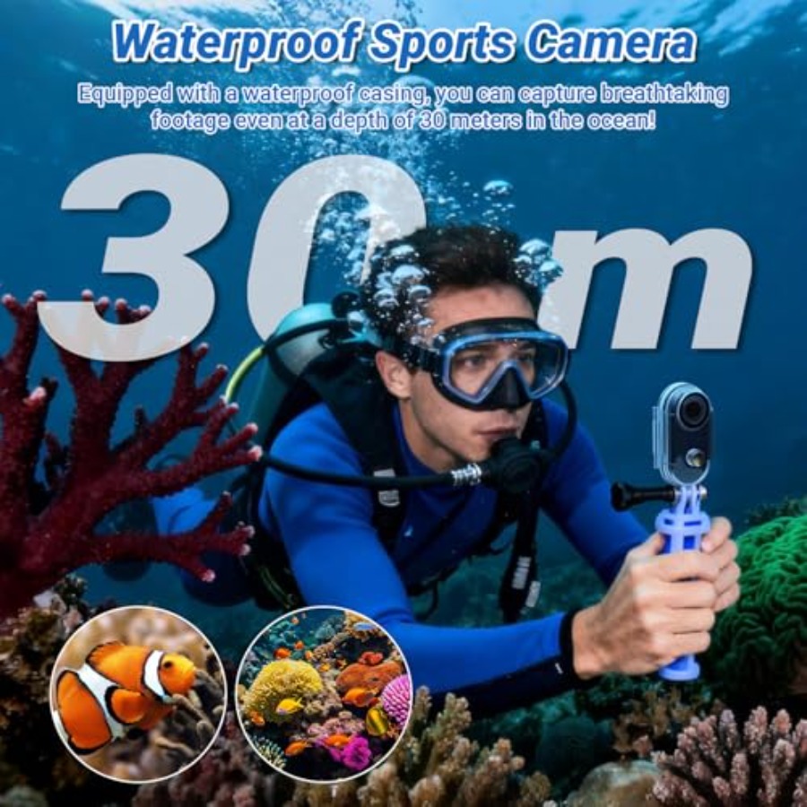 4K Action Camera for Cycling H - Fishing Camera บทวิจารณ์และราคา
