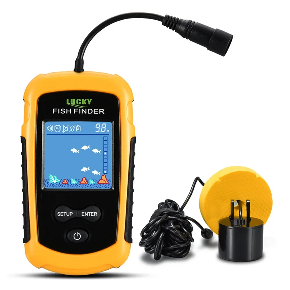 Lucky LCD Color Screen Portabl - Fish Finder Transducer บทวิจารณ์และราคา