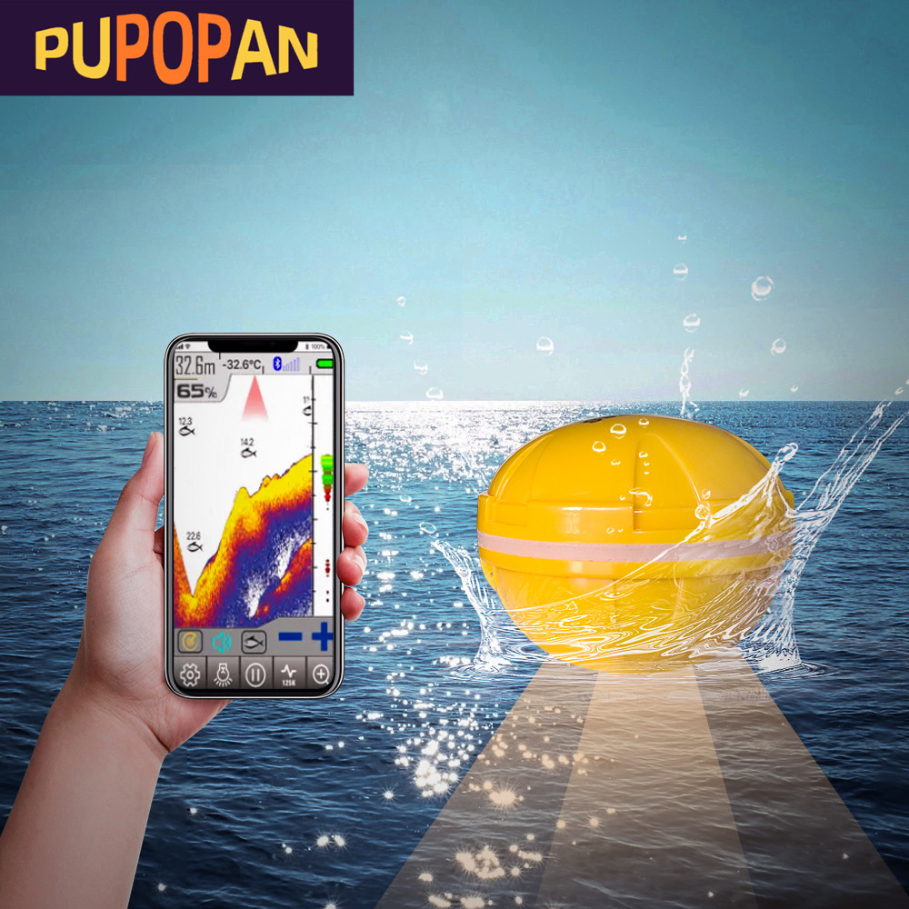 PUPOPAN 100M Brand New Smart P - Fish Finder Transducer บทวิจารณ์และราคา