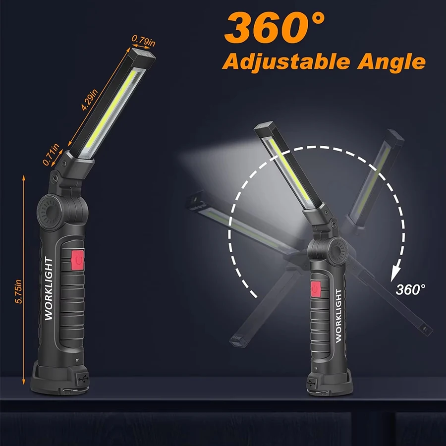 Rechargeable Magnetic Work Lig - Fishing Light บทวิจารณ์และราคา