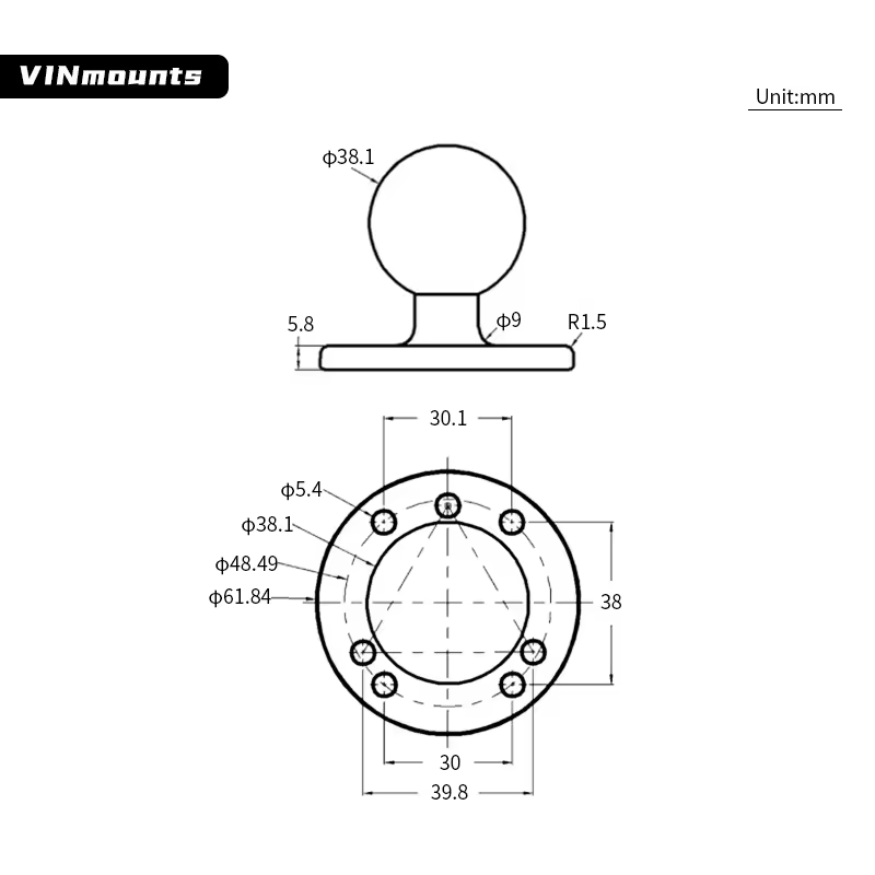 Universal Marine Electronic fi - Fish Finder Mount บทวิจารณ์และราคา