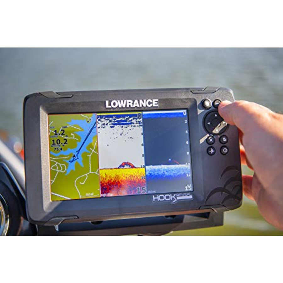 5-inch Fish Finder with SplitS - Fish Finder Transducer บทวิจารณ์และราคา