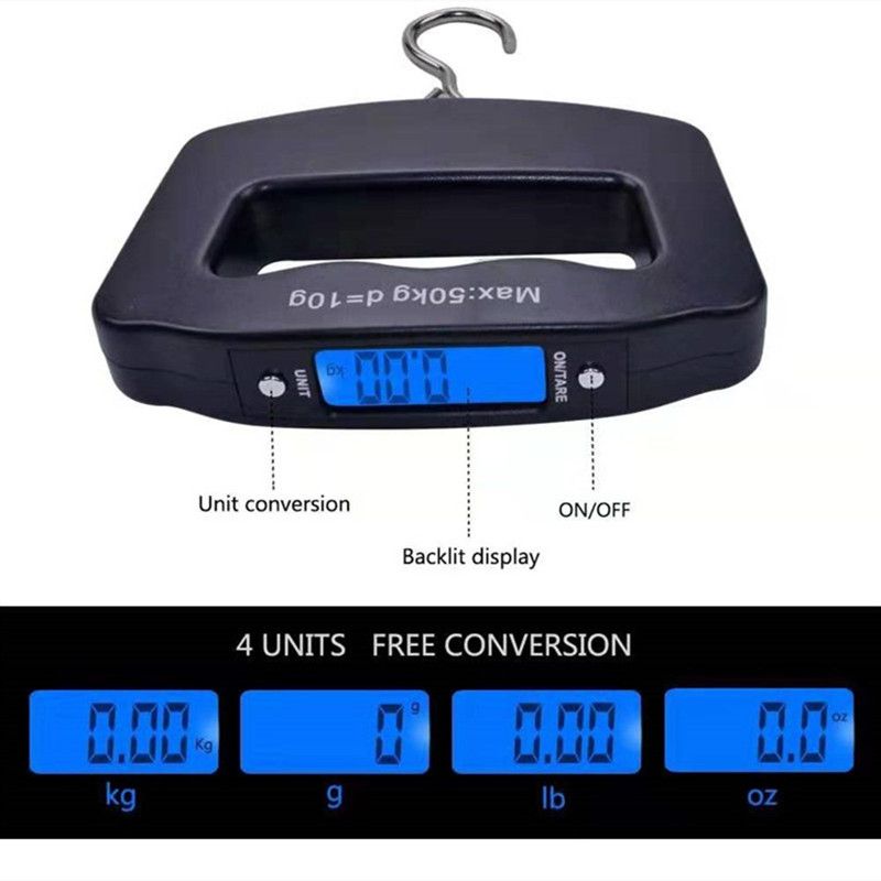 50kg Digital Fishing Scale Han - Fish Finder Battery บทวิจารณ์และราคา