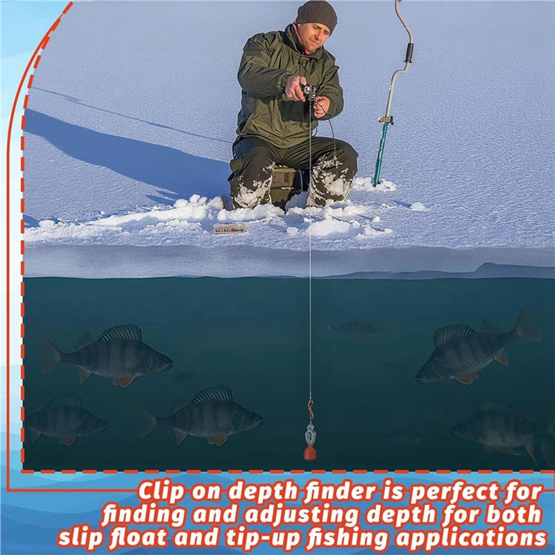 Clip-On Water Deep Gauge Instr - Fishing Depth Finder บทวิจารณ์และราคา