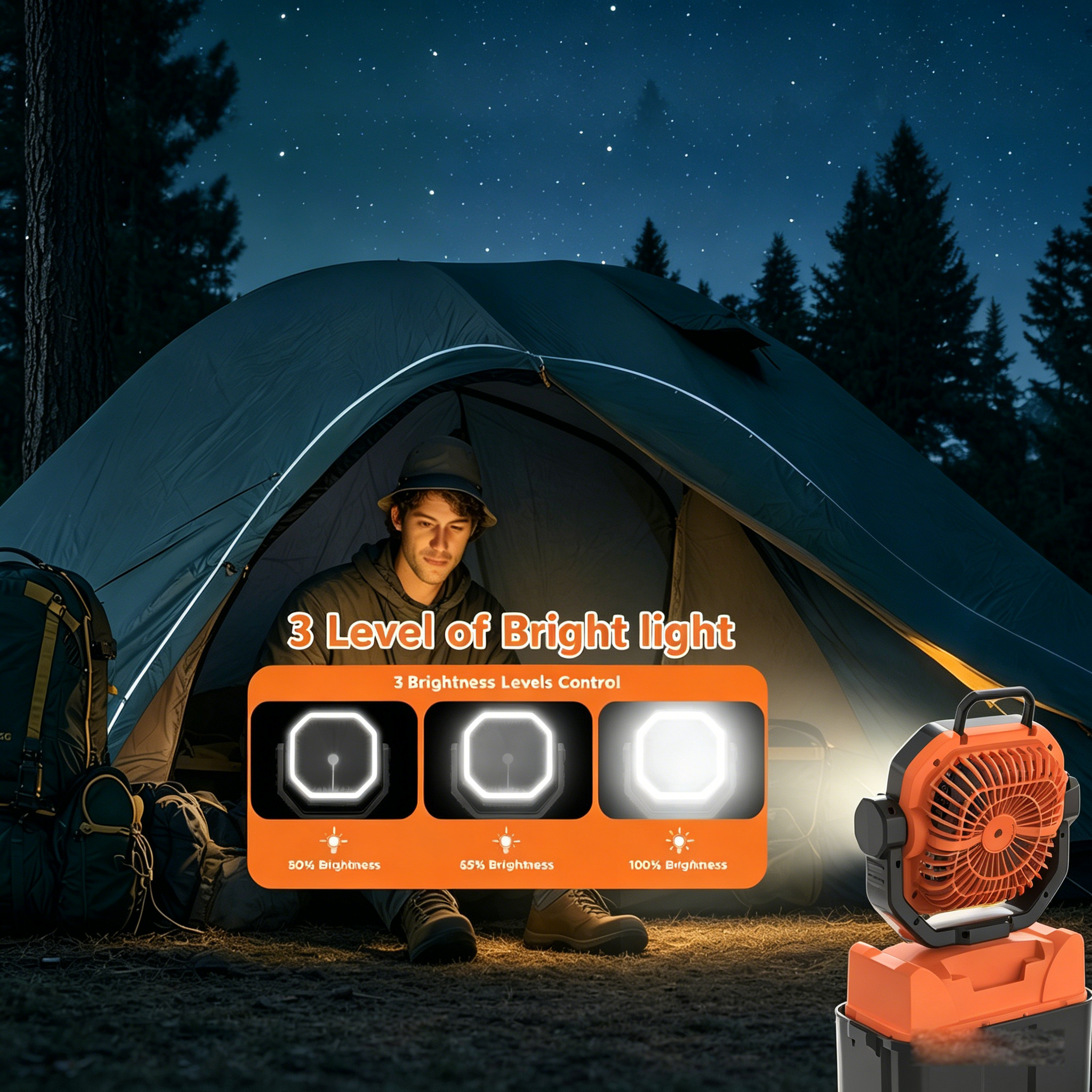 30000mAh Spray Camping Fan wit - Fish Finder Battery บทวิจารณ์และราคา