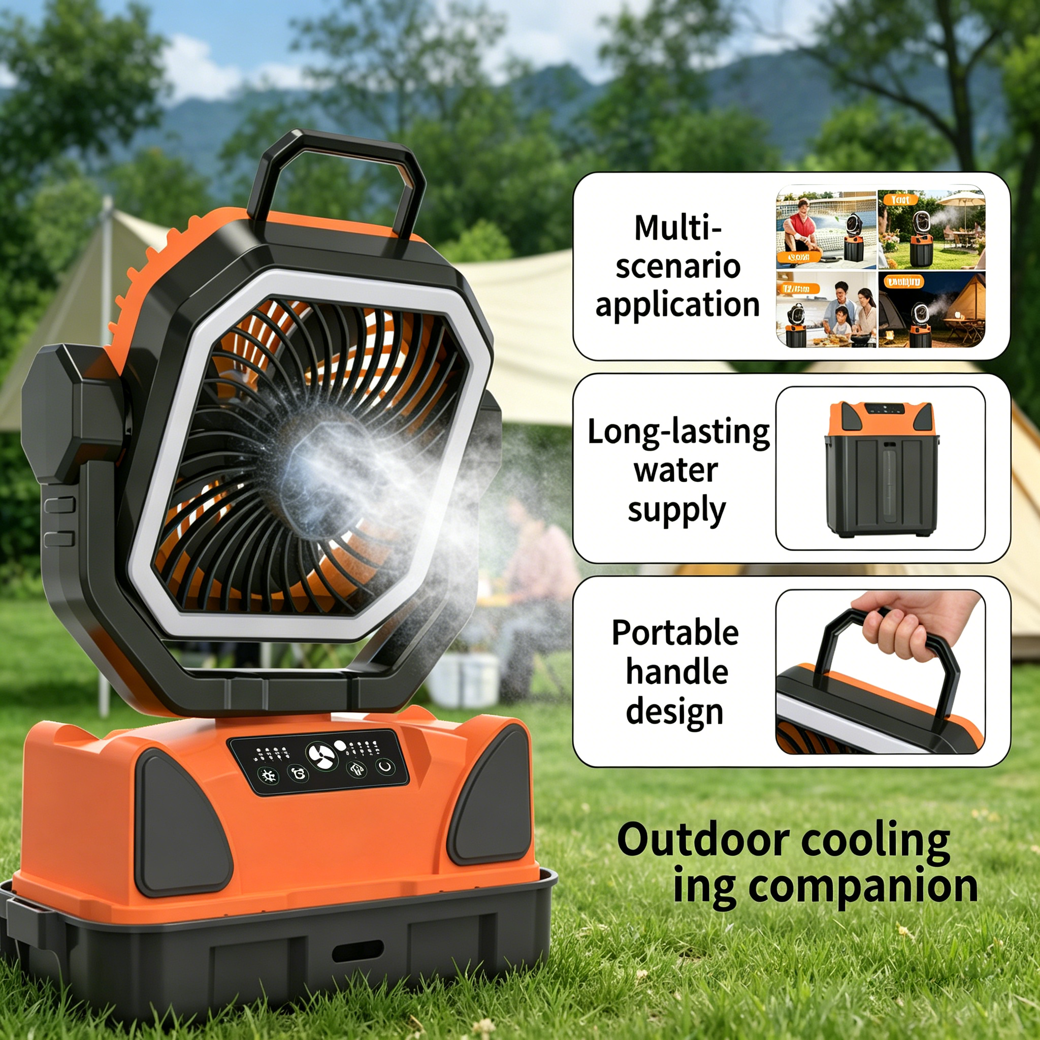 30000mAh Spray Camping Fan wit - Fish Finder Battery บทวิจารณ์และราคา