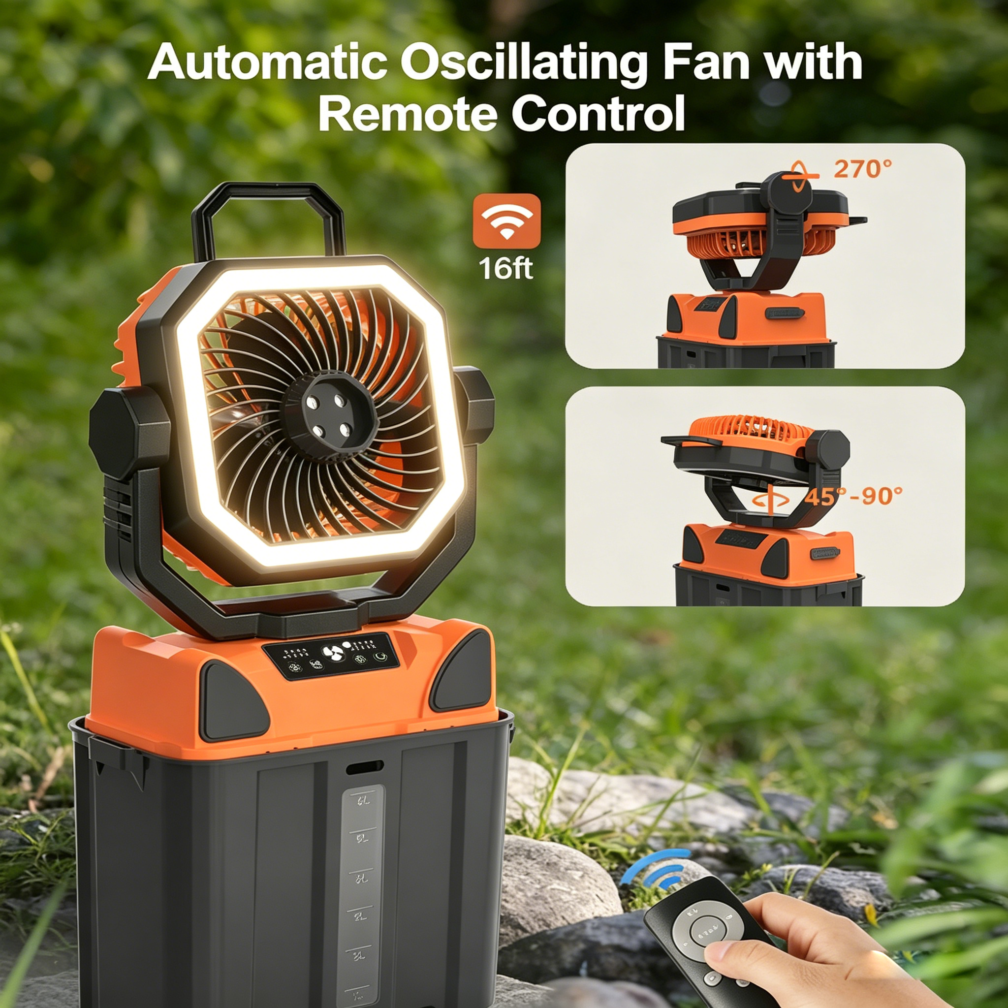 30000mAh Spray Camping Fan wit - Fish Finder Battery บทวิจารณ์และราคา