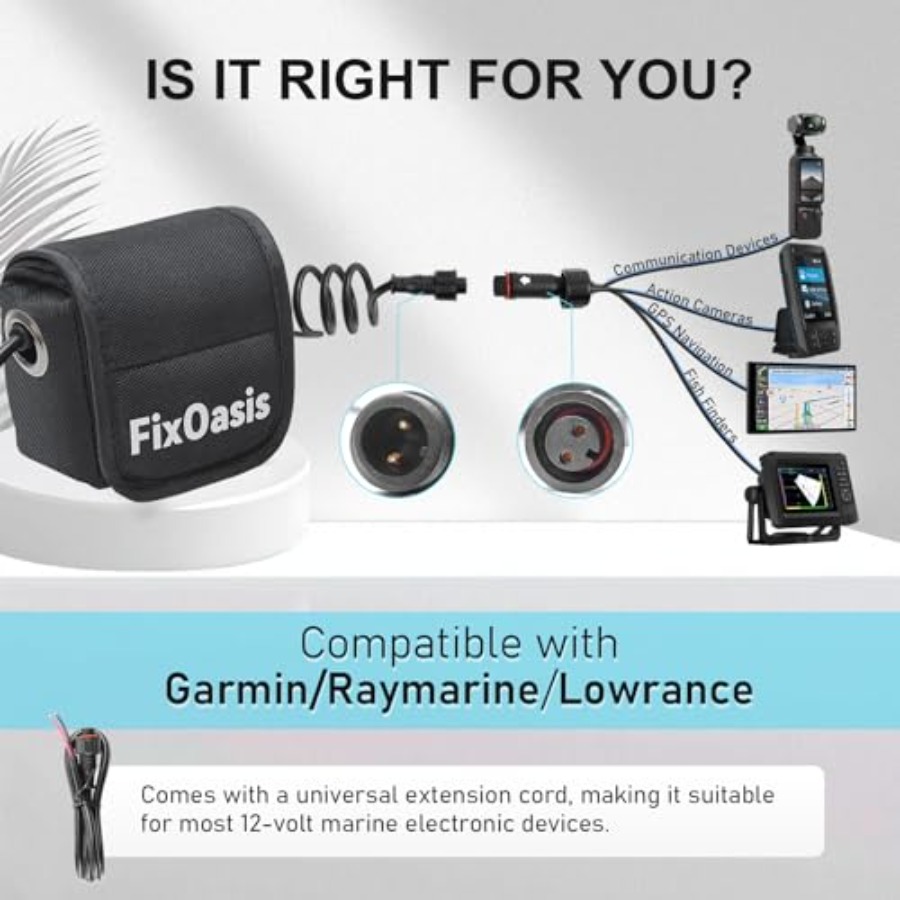 12V Lithium-Ion Fish Finder Ba - Fish Finder Charger บทวิจารณ์และราคา