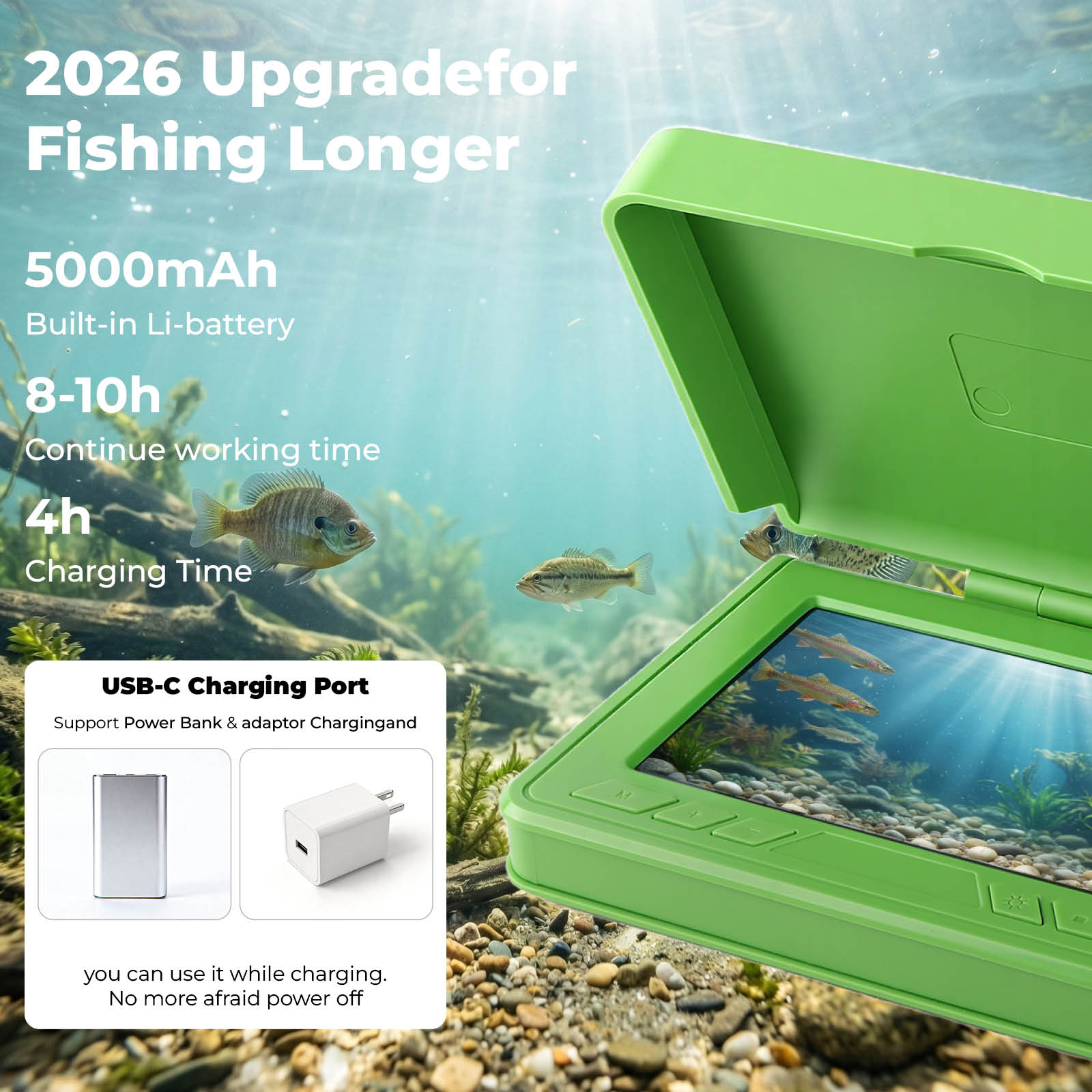 Portable Underwater Visual Fis - Fish Finder Portable บทวิจารณ์และราคา