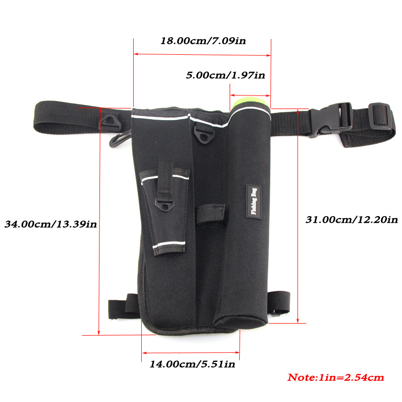 1PC Fishing Leg Bag Oxford clo - Fish Finder Case บทวิจารณ์และราคา