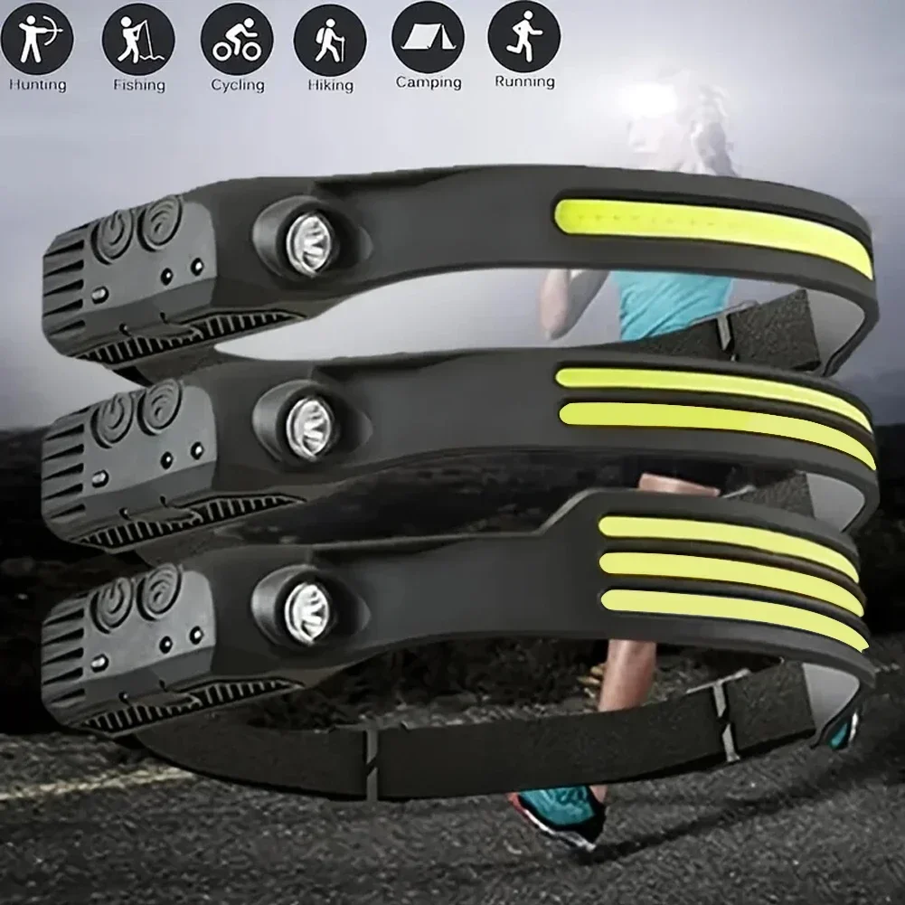 LED Sensor Headlamp Built-in B - Fish Finder Battery บทวิจารณ์และราคา