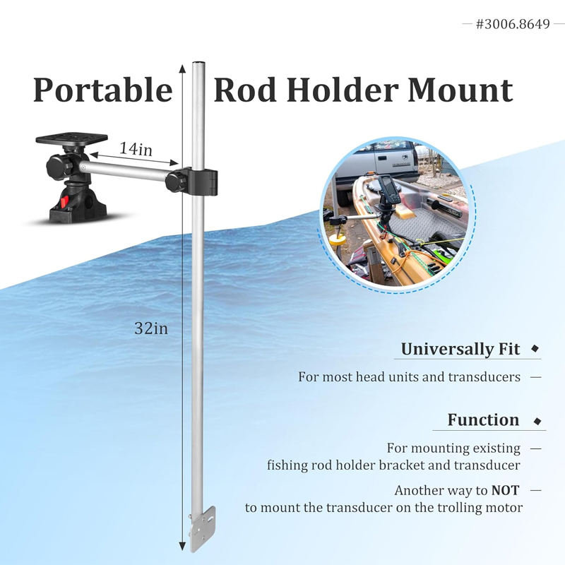 360° Rotation ,Marine Fish Fin - Fish Finder Transducer บทวิจารณ์และราคา