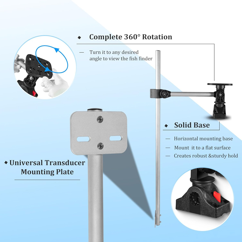 360° Rotation ,Marine Fish Fin - Fish Finder Transducer บทวิจารณ์และราคา