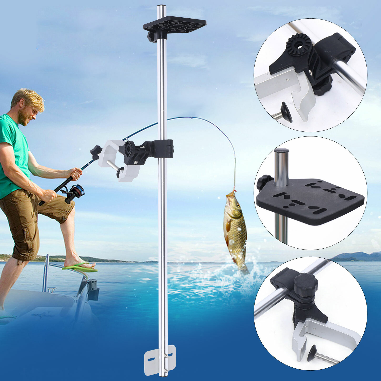 Portable 360° Adjustable Trans - Fish Finder Transducer บทวิจารณ์และราคา