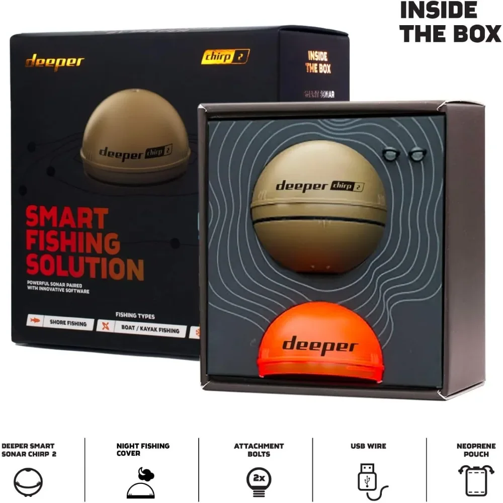 A  Chirp 2 Sonar Fish Finder - - Fish Finder Portable บทวิจารณ์และราคา