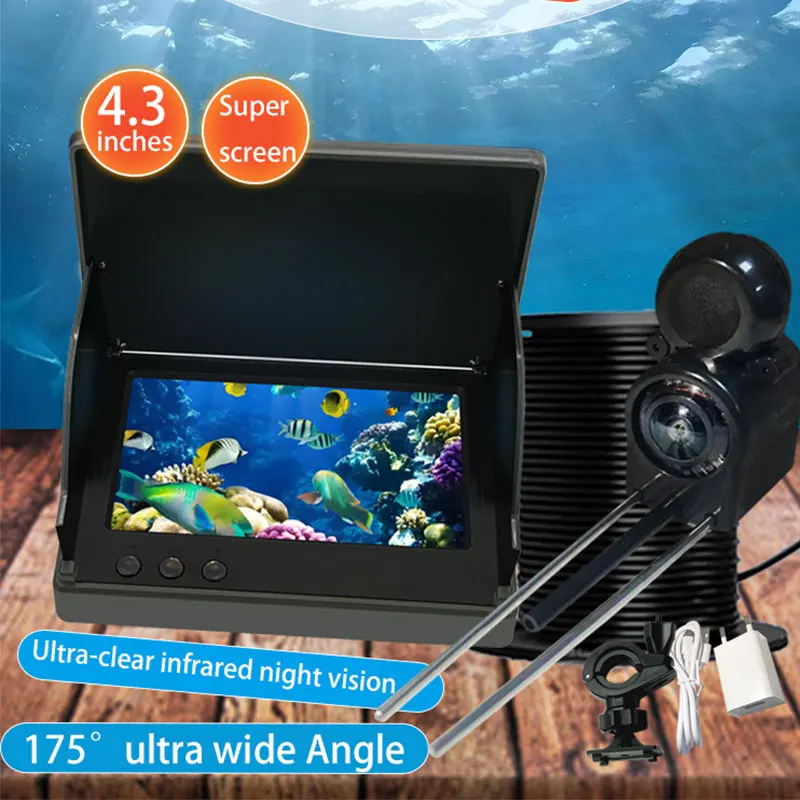 YS43A 4.3-inch Fish Detector U - Fish Finder Battery บทวิจารณ์และราคา