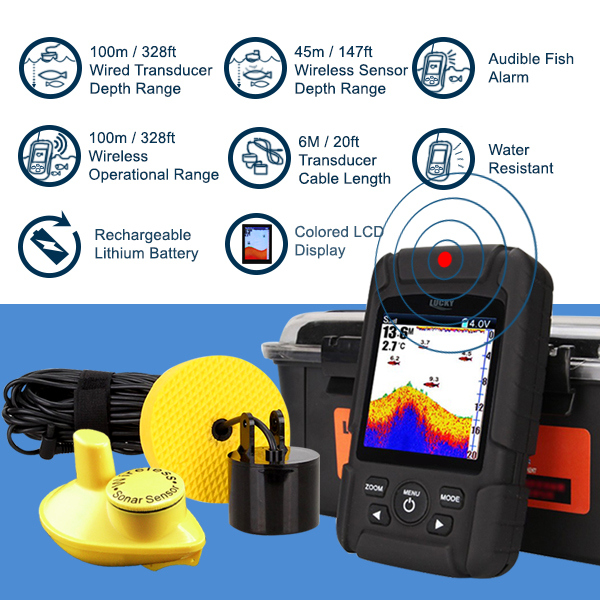 FF718LiC 2-in-1 LUCKY Fishfind - Fish Finder Cable บทวิจารณ์และราคา