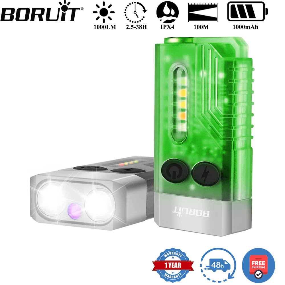 BORUiT V10 Keychain UV LED EDC - Fishing Light บทวิจารณ์และราคา
