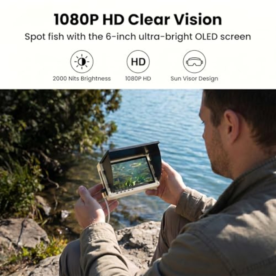 Underwater Fishing Finder Came - Fish Finder Portable บทวิจารณ์และราคา