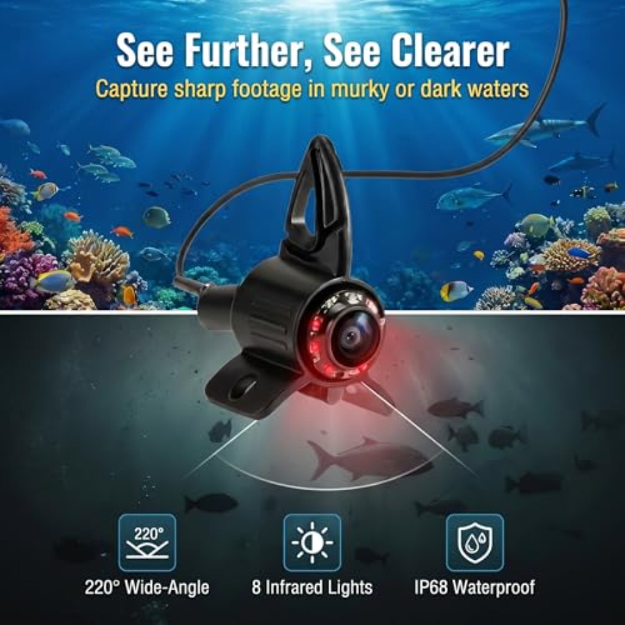 Underwater Fishing Finder Came - Fish Finder Portable บทวิจารณ์และราคา