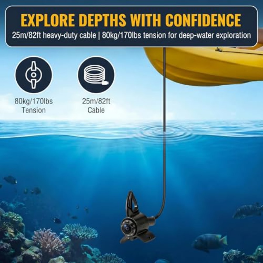 Underwater Fishing Finder Came - Fish Finder Portable บทวิจารณ์และราคา