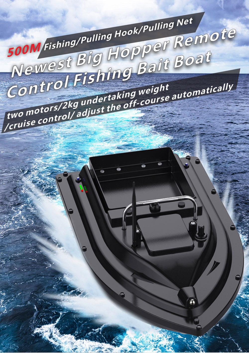 Bait Boat With GPS Positioning - Fishing Gps บทวิจารณ์และราคา