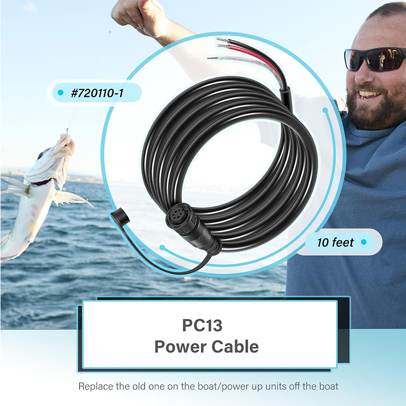 720110-1 PC13 Power Cable for  - Fish Finder บทวิจารณ์และราคา