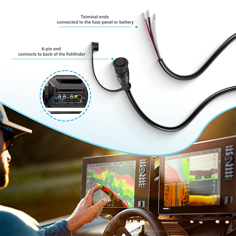 720110-1 PC13 Power Cable for  - Fish Finder บทวิจารณ์และราคา