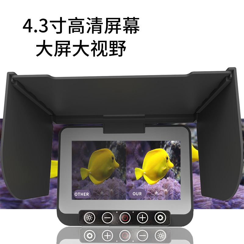 4.3Inch IPS Screen 1000TVL Und - Fishing Camera บทวิจารณ์และราคา