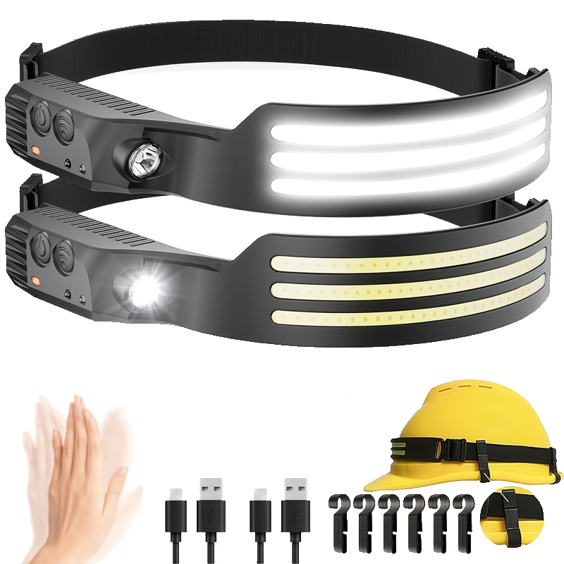 LED Sensor Headlamp USB Rechar - Fish Finder Battery บทวิจารณ์และราคา