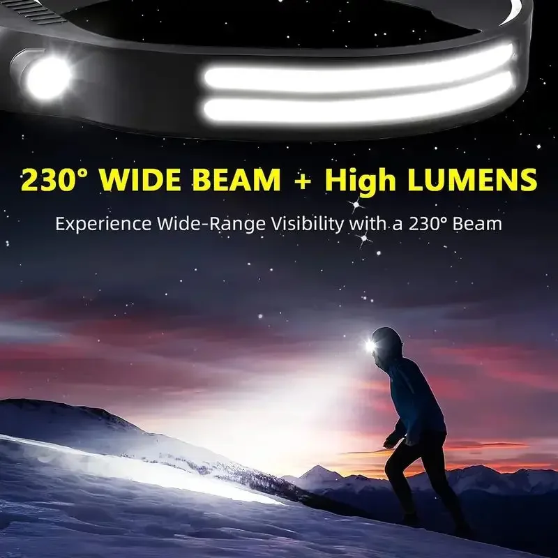 LED Sensor Headlamp USB Rechar - Fish Finder Battery บทวิจารณ์และราคา