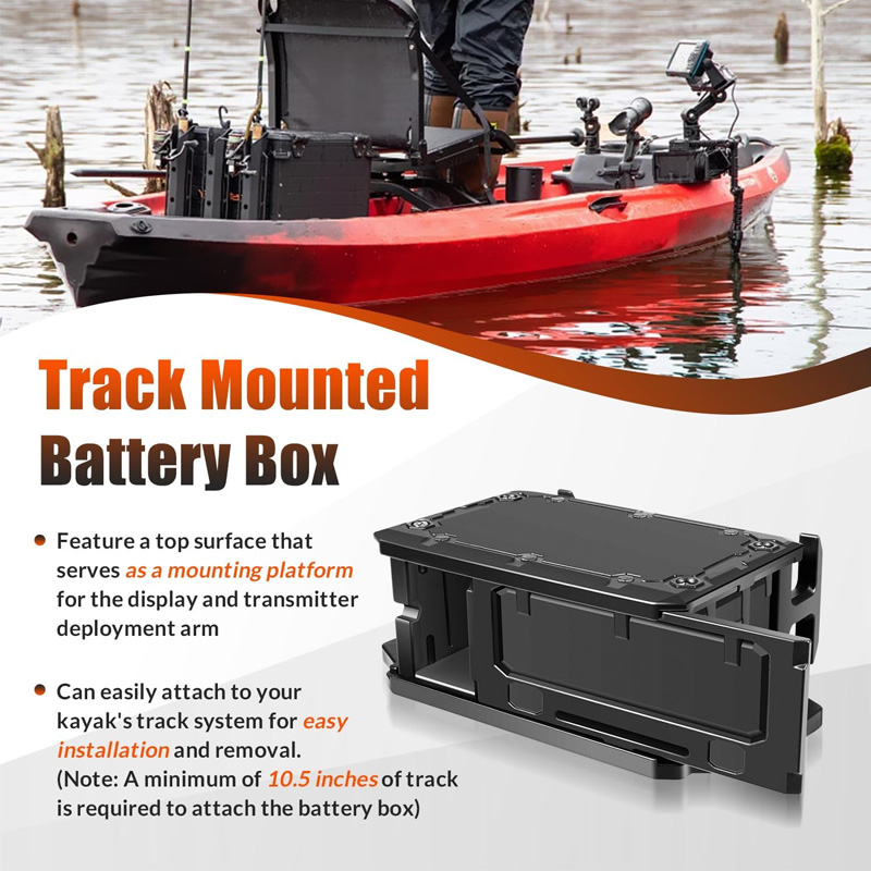 Track Mounted Battery Box for  - Fish Finder บทวิจารณ์และราคา