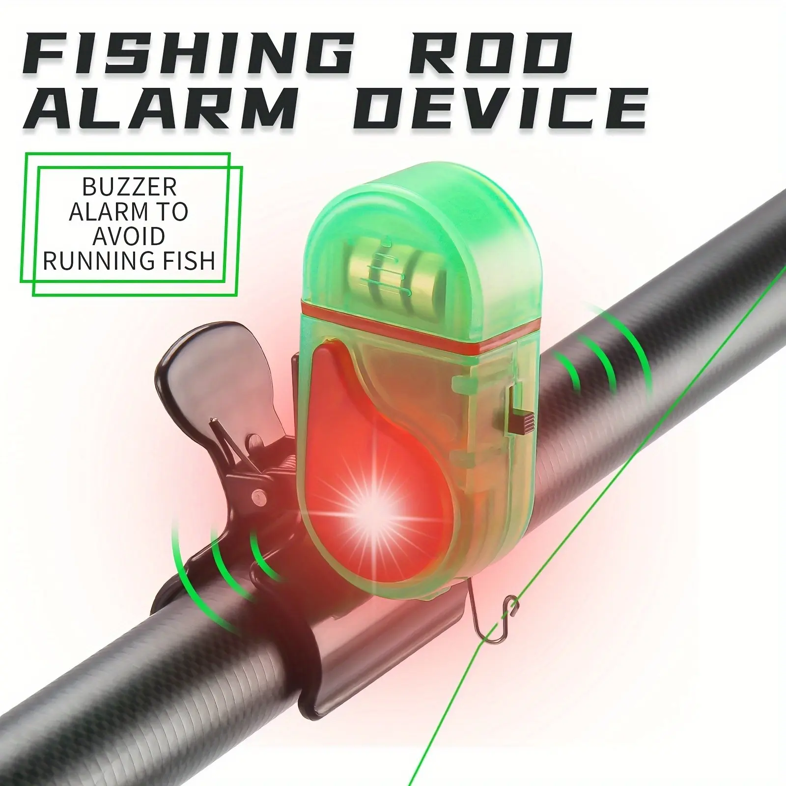 2PCS LED Fishing Bite Alarm, 2 - Bite Alarm บทวิจารณ์และราคา