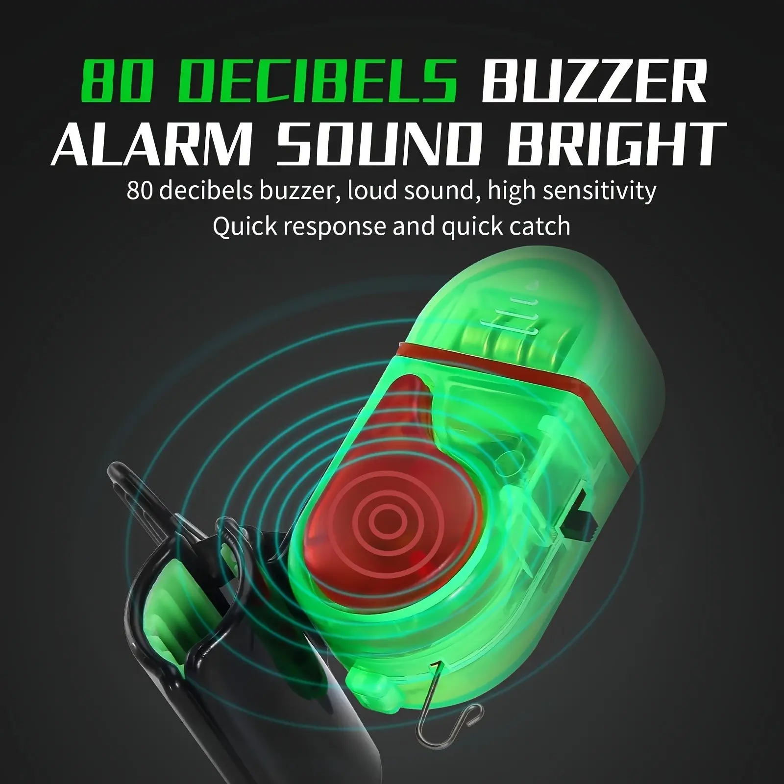 2PCS LED Fishing Bite Alarm, 2 - Bite Alarm บทวิจารณ์และราคา