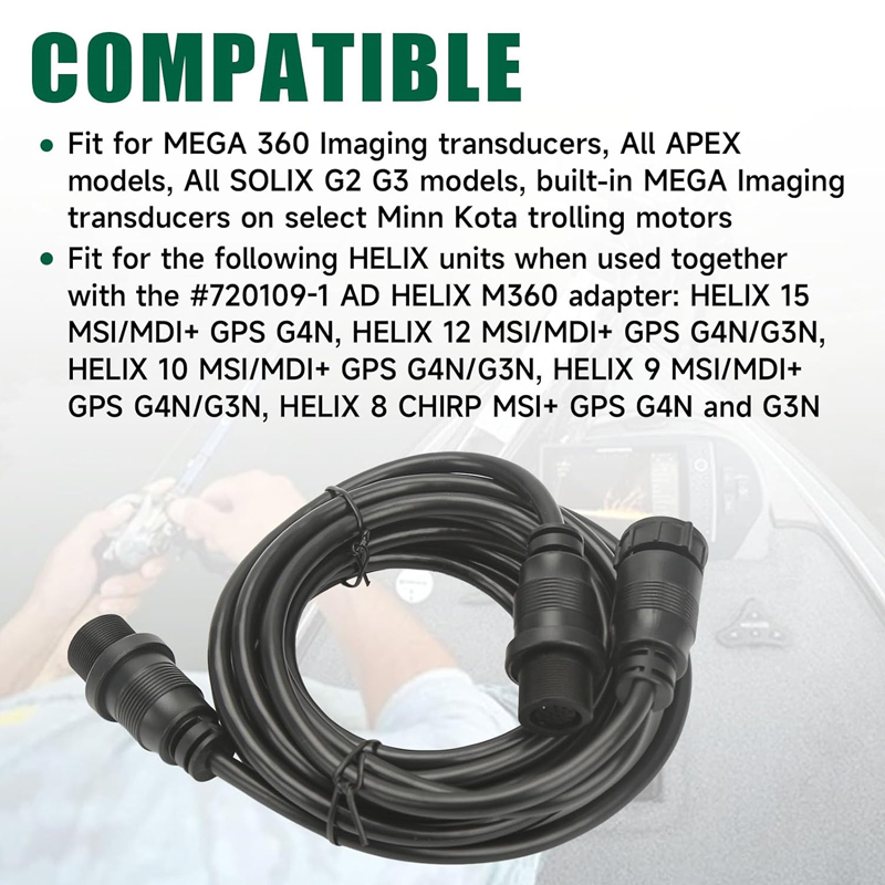 Fish Finders Adapter Cable 14  - Fish Finder Transducer บทวิจารณ์และราคา