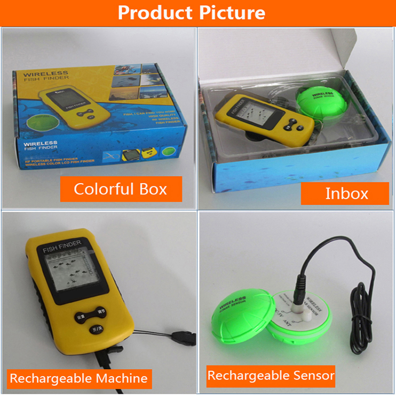 Brand New Colorful Wireless Fi - Fish Finder Transducer บทวิจารณ์และราคา