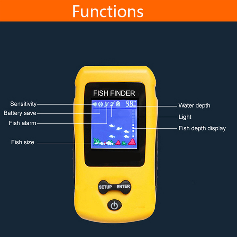Brand New Colorful Wireless Fi - Fish Finder Transducer บทวิจารณ์และราคา