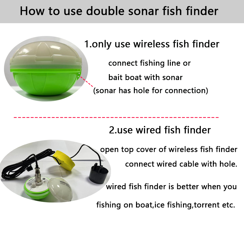 Portable Bluetooth Wireless So - Fish Finder Portable บทวิจารณ์และราคา