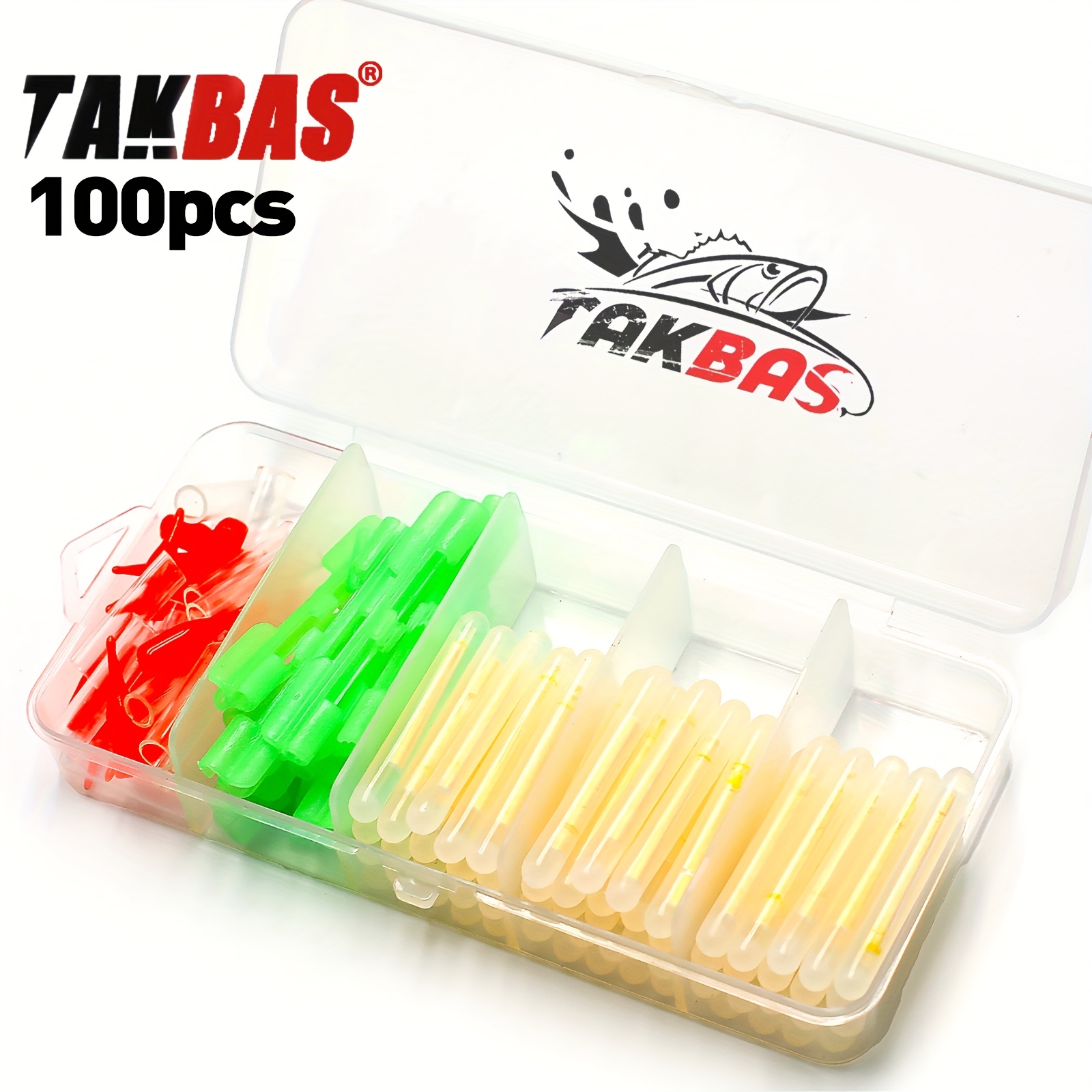 100PCS Fishing Glow Sticks Set - Fish Alarm บทวิจารณ์และราคา