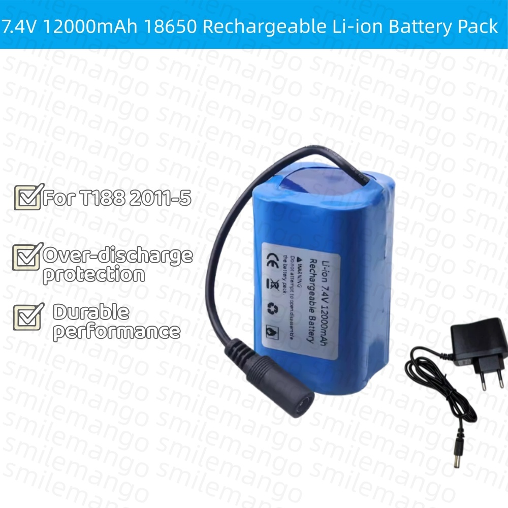 7.4V 12000mAh Battery with USB - Fish Finder Charger บทวิจารณ์และราคา