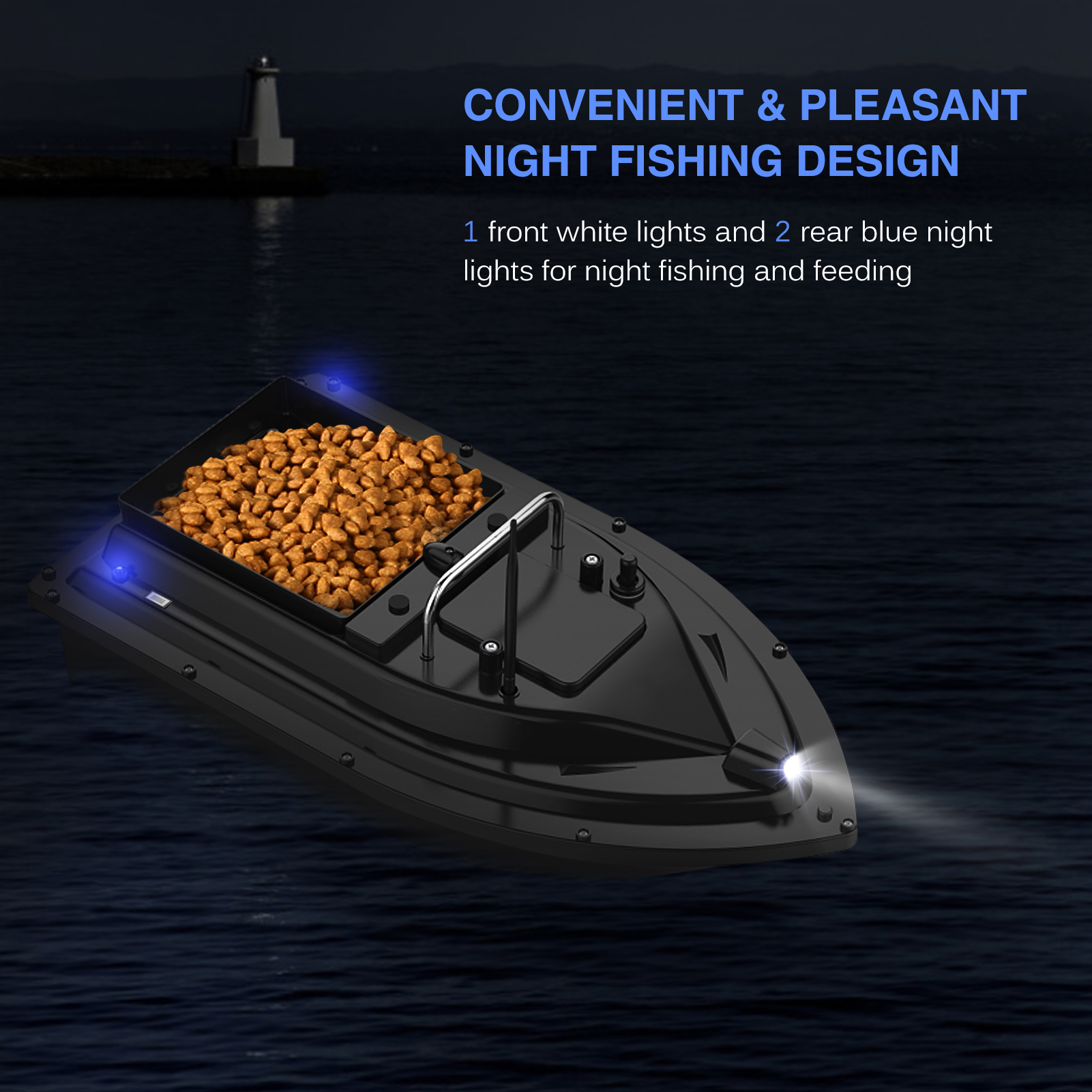 D16E GPS Fishing Bait Boat wit - Fishing Gps บทวิจารณ์และราคา