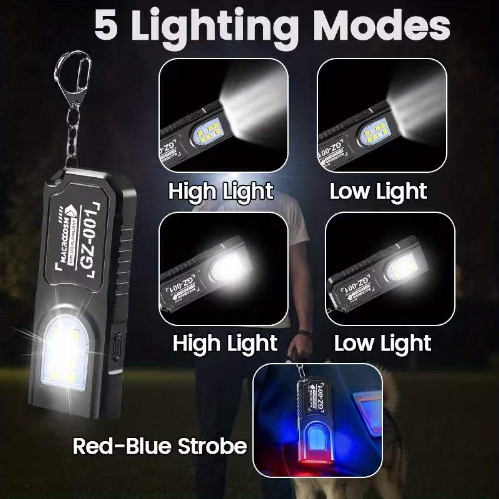 Mini COB LED Keychain Flashlig - Fishing Light บทวิจารณ์และราคา